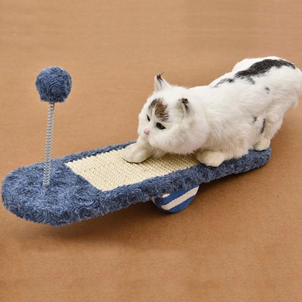 Cat kitten, seesaw toy